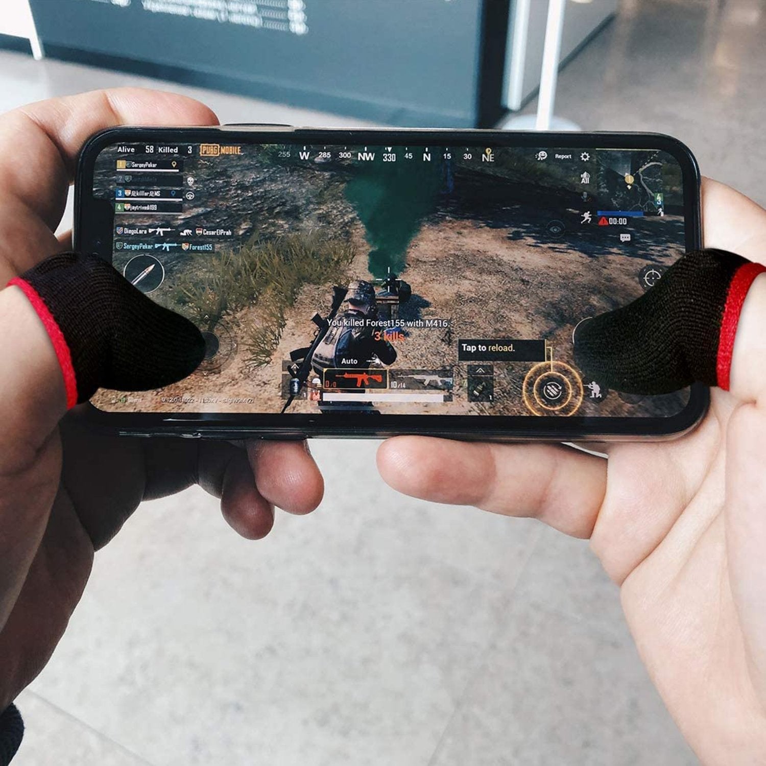 7391 Thumb & Finger Sleeve for Mobile Game, Pubg,Cod,Freefire (1Pair only) 7391 Thumb & Finger Sleeve for Mobile Game, Pubg,Cod,Freefire (1Pair only)